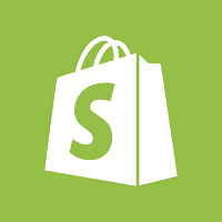 Shopify logo - retail brand identity design