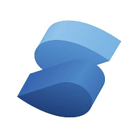 Solid logo - tech saas brand identity design